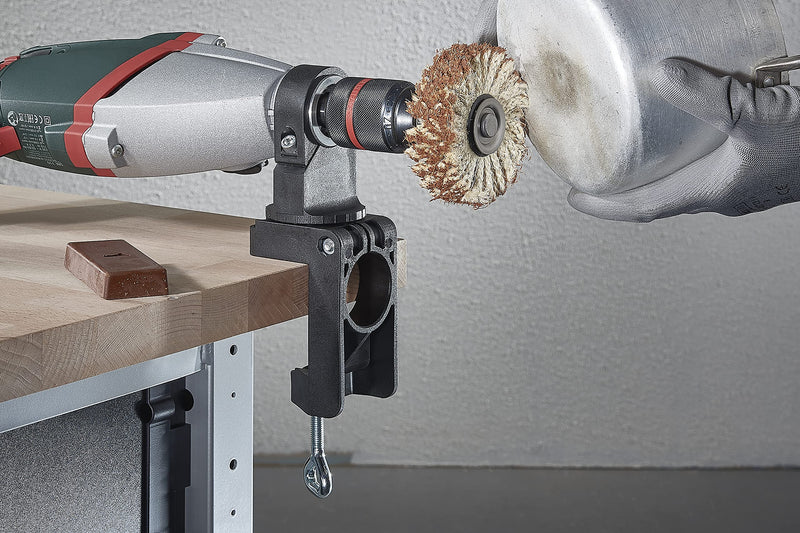 [Australia - AusPower] - Wolfcraft 4802000 43mm Universal Drill Clamp/Rotating/ Euronorm 