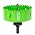HLOFIZI 6-3/8-inch carbide grit hole saw for cutting stucco, plaster, drywall, and cement board for recessed lights