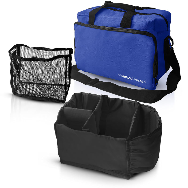 [Australia - AusPower] - ASA TECHMED Nurse Bag for Medical Equipment, Nurse Accessories Bag Ideal for Doctors, Nurses, Home Health Aids, Medical Students (Blue) 