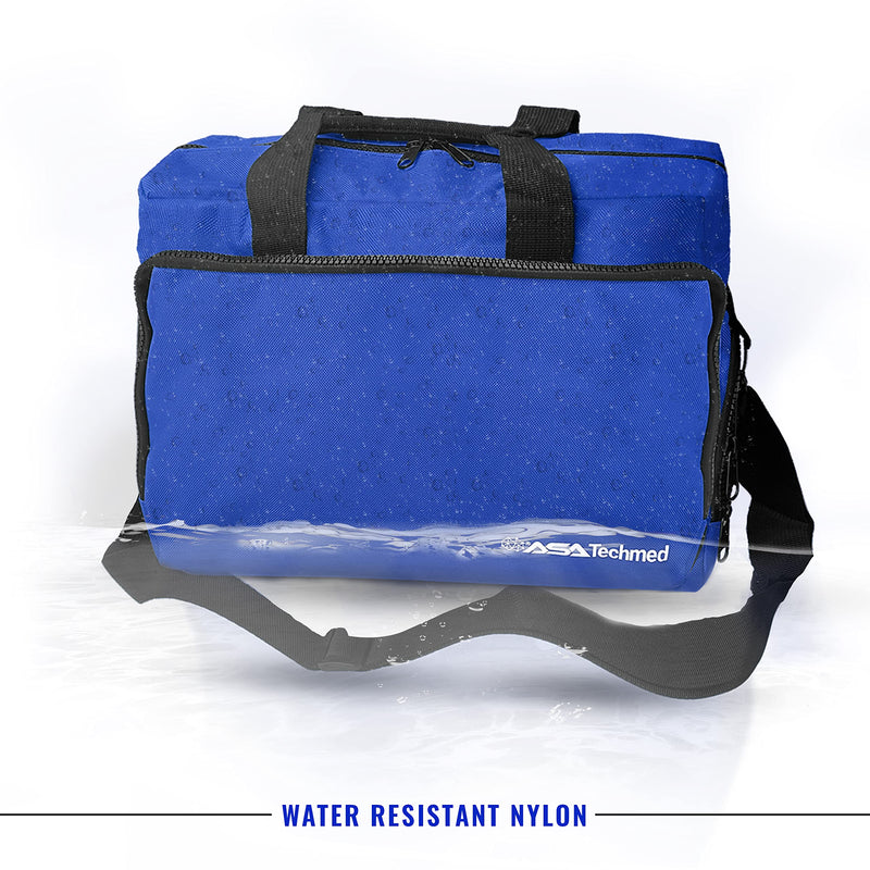 [Australia - AusPower] - ASA TECHMED Nurse Bag for Medical Equipment, Nurse Accessories Bag Ideal for Doctors, Nurses, Home Health Aids, Medical Students (Blue) 