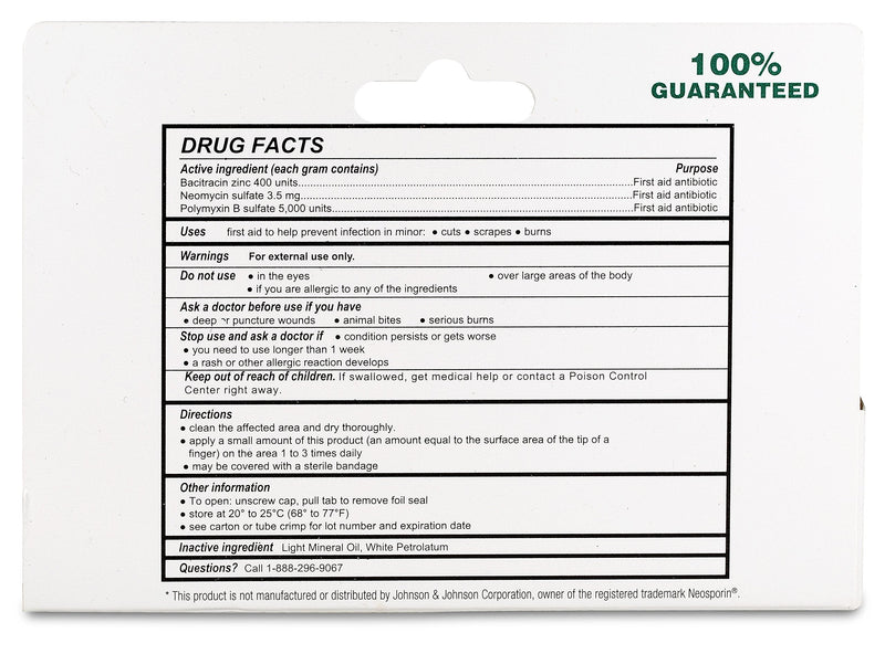 [Australia - AusPower] - Globe Triple Antibiotic First Aid Ointment, 1 Oz. | 24-Hour Infection Protection, Treatment for Minor Scrapes, Burns and Cuts | (1 Tube) 1 Ounce (Pack of 1) 