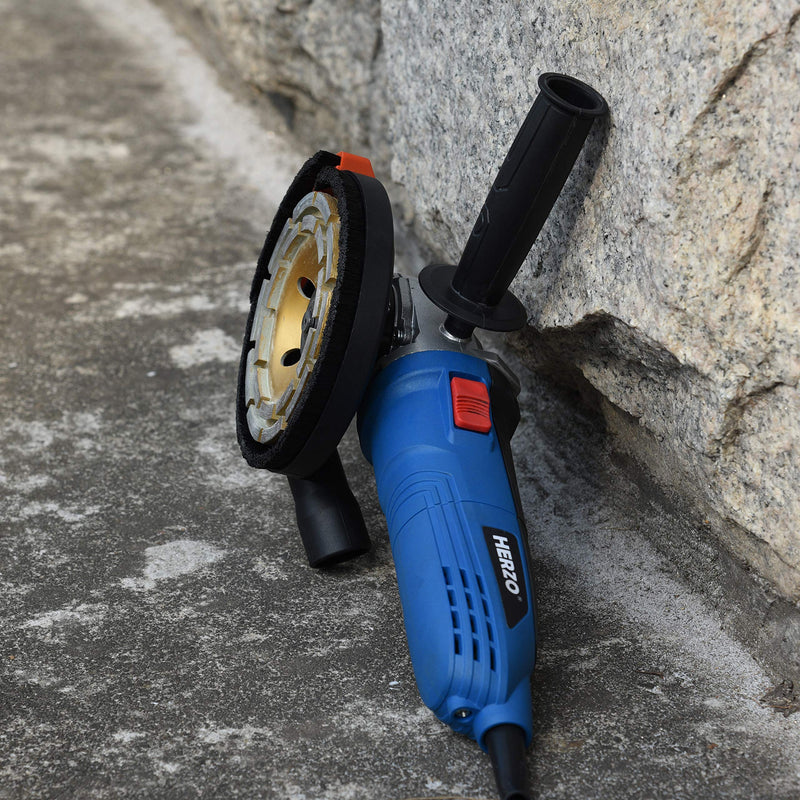 [Australia - AusPower] - HERZO Dust Shroud for Angle Grinder 4/4.5/5 inch Universal Surface Grinding Shroud (125MM) 4.5/5 inch 