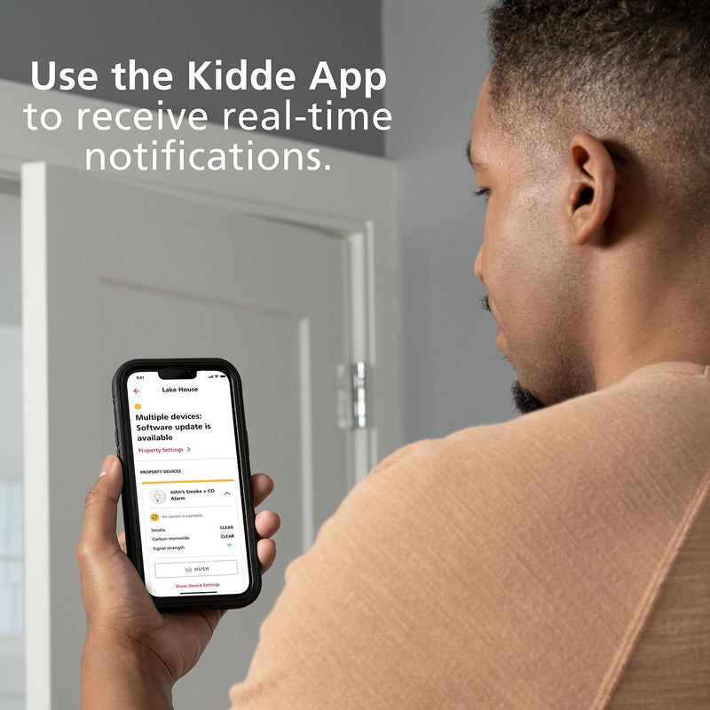 Kidde WiFi Water Leak Detector & Freeze Alarm, Alexa Device, Smart Leak Detector for Homes with App Alerts,White 1 pack