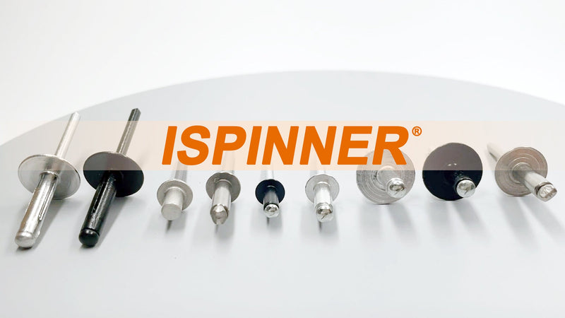 ISPINNER 3/16 x 1/2 inch stainless steel blind pop rivets, 100-piece pack