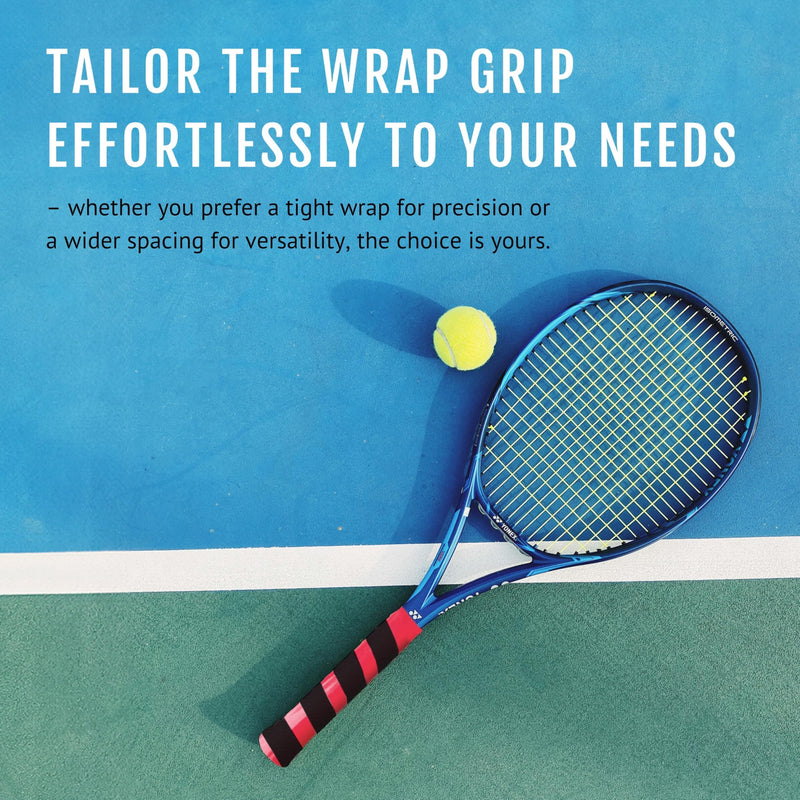 CATTONGUE GRIPS Sports Grip Tape Wrap - Wide Super Grippy Wrap - Anti-Slip Tape for Golf Clubs, Pull Up Bars, Baseball Bats, Lacrosse Sticks, Hockey Sticks, Pickleball Paddles & More Black 10 ft