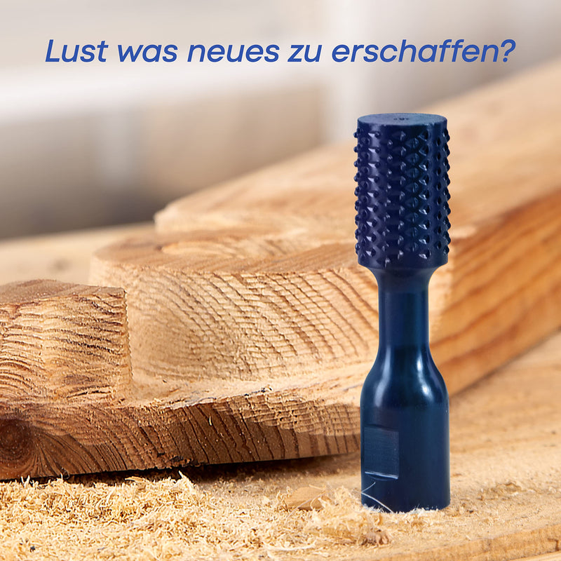 [Australia - AusPower] - FALKENWALD® Cylinder Cutter 25 mm Coarse - Angle Grinder Accessories for Woodworking - Milling Disc for Angle Grinder - Milling Drill Cutter - Cylinder Rasp Wood Diameter 25 mm coarse cylinder 