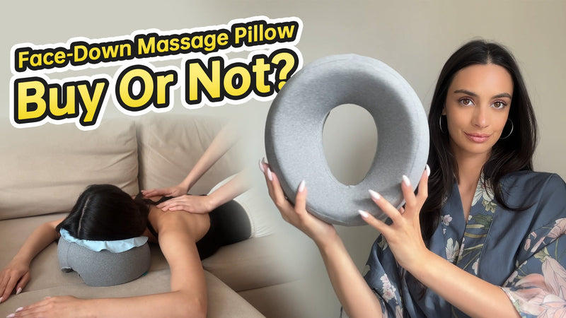 xiaomubiao Face Down Pillows for Massage Table, Massage Headrest for Bed, Face Pillow for Stomach Sleeping, BBL Pillow After Surgery Post Eye Surgery & Vitrectomy Recovery, Removable Cover, Navy Blue