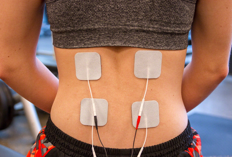 [Australia - AusPower] - reserv 2" x 2" Premium Re-Usable Self Adhesive Electrode Pads for TENS/EMS Unit, Fabric Backed Pads with Premium Gel (Latex Free) (1 Pack (40 electrodes) 40 Count (Pack of 1) 