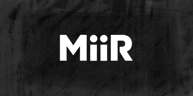 MiiR Wide Mouth Water Bottle - Insulated Stainless Steel Bottle, 20oz 20 Ounces Sandstone White