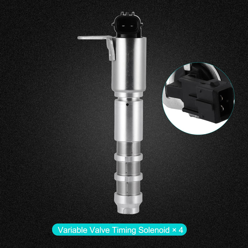 [Australia - AusPower] - 4 PCS 12586722 OCV Oil Control Variable Valve Timing VVT Solenoid For Chevy/Chevrolet Equinox Malibu Traverse Impala & GMC Terrain Acadia & Buick Enclave & Cadillac & Pontiac & Saab 2.8L 3.0L 3.6L 