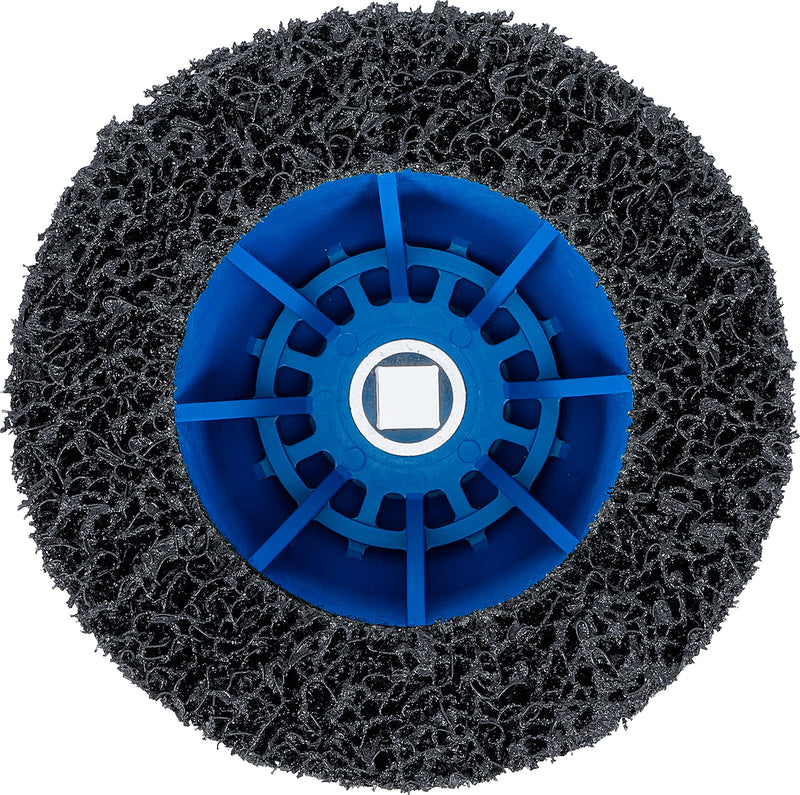 BGS 70968-1 Replacement Grinding Wheel for Item 70968 Diameter 150 mm | For wheel hub grinders, plastic design, inner diameter 90 mm, Velcro fastener