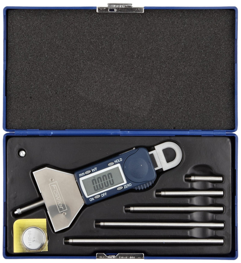 Fowler 54-225-555-0 Xtra-Value Electronic Depth Gage with 0-16"/406mm Measuring Range