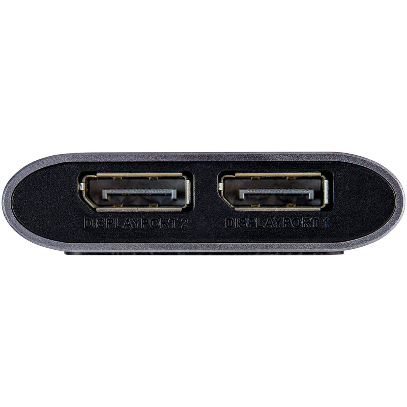 StarTech Thunderbolt to Dual DisplayPort 1.4 Adapter, Dual 4K 60Hz, HDR 2x DisplayPort 1.4 (Single 8K/Dual 4K)