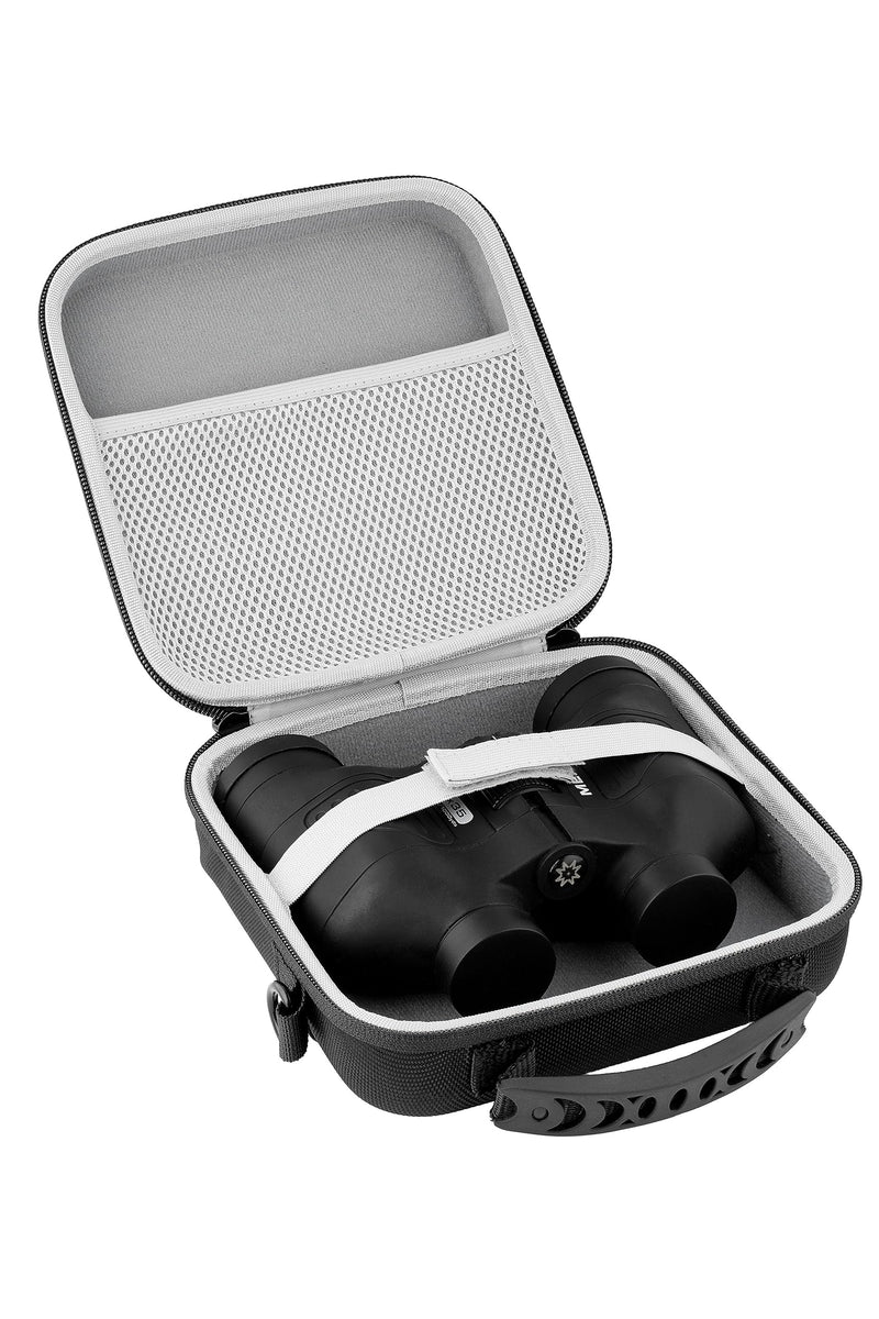 [Australia - AusPower] - Binocular Case with Heavy-Duty Water-Resistant Hard EVA Cover (7x7x2.5”) Carry Handle, and Carrying Strap for Hiking, Hunting, Backpacking, Outdoor Travel, Rugged and Compact Cover 