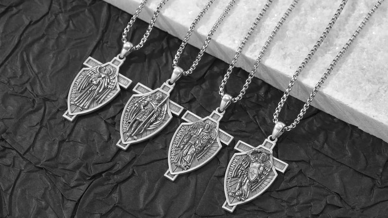 925 Sterling Silver Necklace for Women Christmas Birthday Gifts St Michael