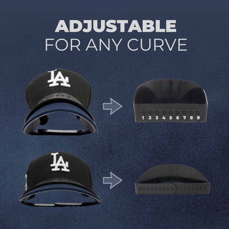 [Australia - AusPower] - Hat Brim Bill Bender (1 PC) Perfect Hat Bending Strap, Conveniently Shape Your Hat To Your Liking, Hat Curving Tool, Brim Curver, Steaming Optional… (Black) Black 