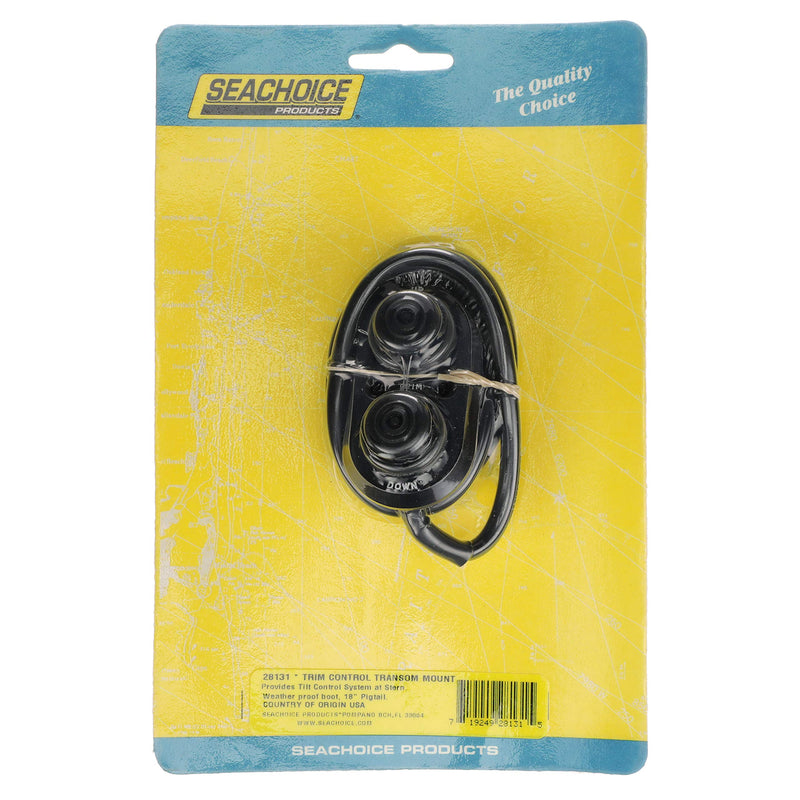 Seachoice Transom Trim Control, 18 in. Wiring Harness Included Black One Size