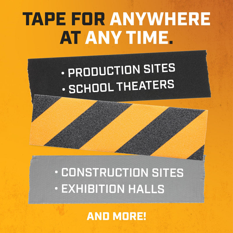 Lockport Black Gaffers Tape 2 inch x 45 Yards - Pro Black Gaff Tape - No Residue, Water Resistant, Non-Reflective, Easy Tear - Multipurpose