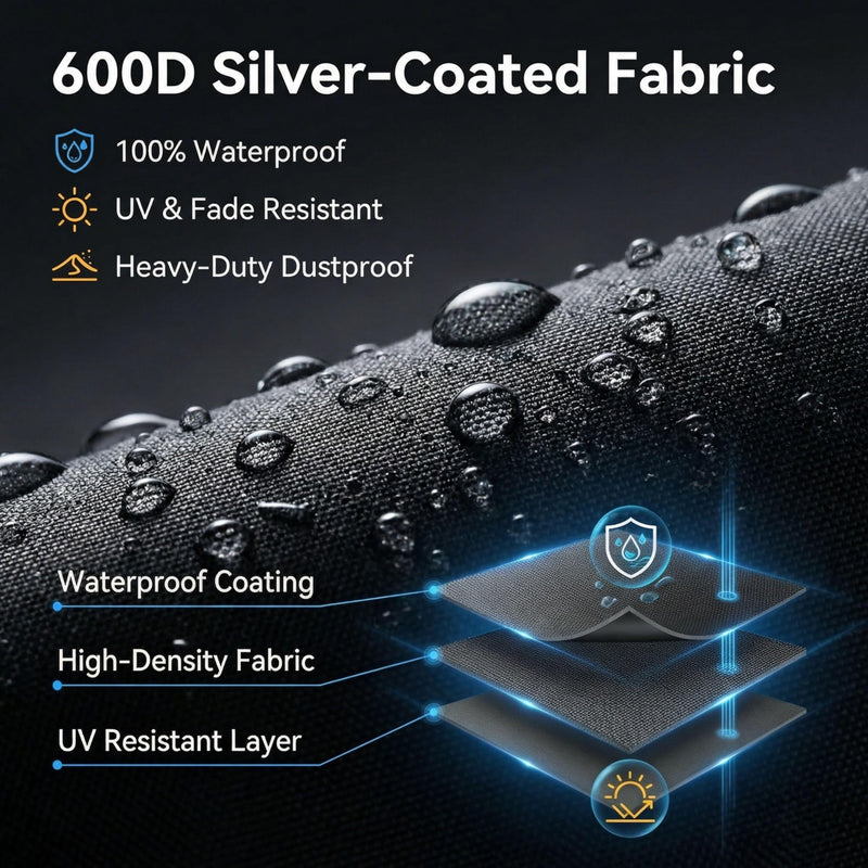 [Australia - AusPower] - Drift Trike Cover, Fits Razor DXT Drift Trike, Dimensions 60L × 32W × 30H In, Made From 600D High-Strength Silver-Coated Waterproof Oxford Fabric, Dustproof and Waterproof, Includes Storage Bag 
