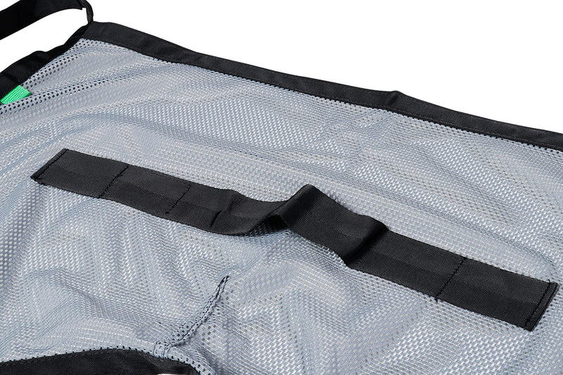 [Australia - AusPower] - Patient Aid Mesh U-Sling Without Head Support, Universal Patient Lift Sling, Ideal for Bathing and Showering, Size Small, 400lb Capacity 