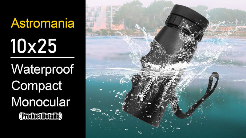 Astromania Monocular Telescope High Power Compact Monocular for Adult 10x25