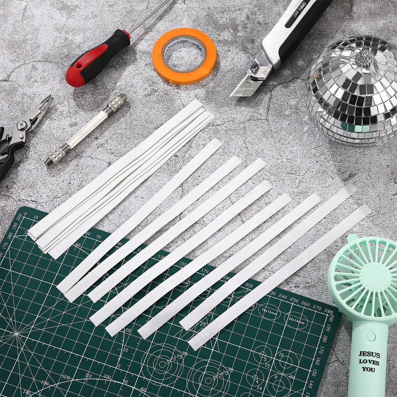 Sinmoe 30 Pieces Reflective Tape Tachometer Tapes Strips for Optical and Laser Reflective Sticker for Non-Contact Digital Photo Tachometers Accessories Optical and Laser Tach RPM