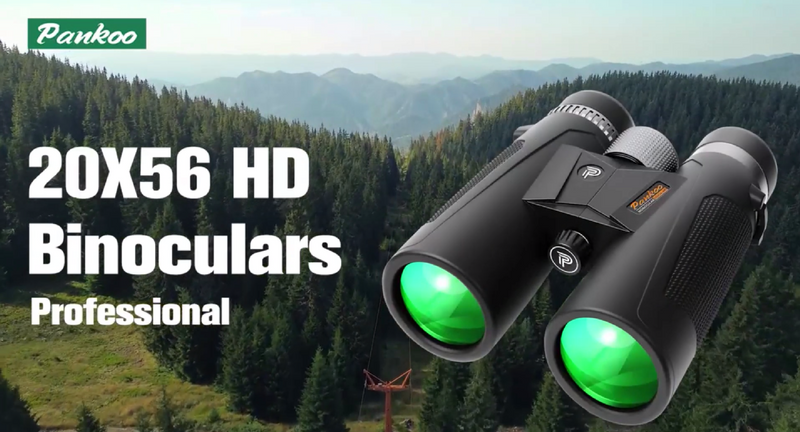 Pankoo 20x55 Binoculars for Adults High Powered,Convenient Waterproof Dark