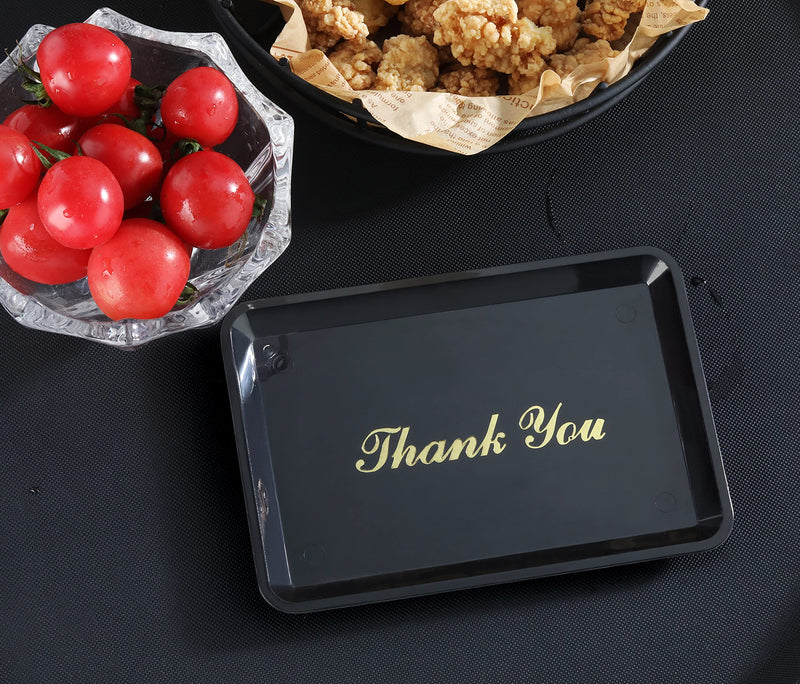 [Australia - AusPower] - New Star Foodservice 26917 Tip Tray Restaurant Guest Check Bill Holder, 4.5 by 6.5-Inch, Black with Gold Imprint, Set of 12 