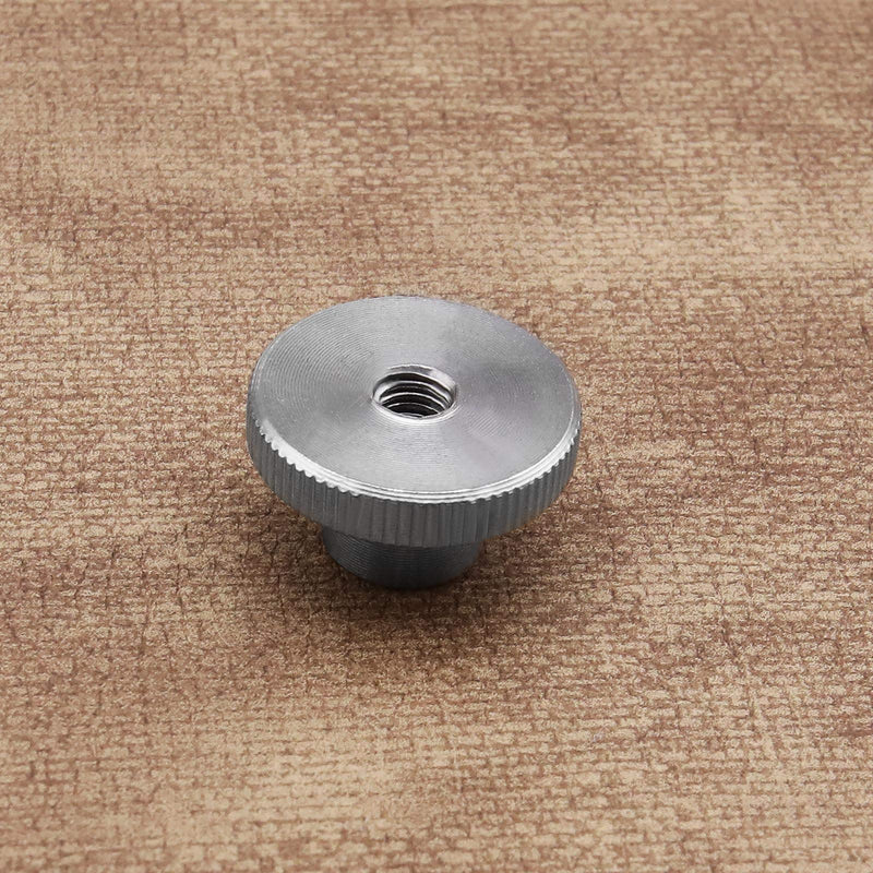 [Australia - AusPower] - SING F LTD 10PCS M6 High Knurled Thumb Nuts Female Threaded 304 Stainless Steel Round Grip Knob Locking Nuts DIN 466 