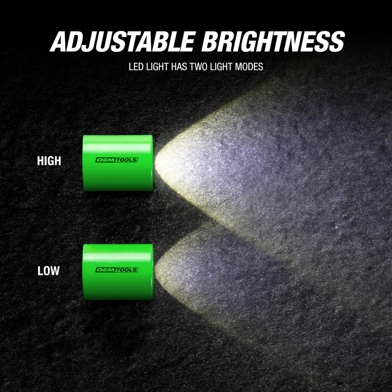 [Australia - AusPower] - Mayes Polystyrene 4ft Level, 00LM Mini LED Button Work Light, 48 Inch Level Made in the USA, 2 Button Mini Flashlights, Carpenter Tools, Button Magnetic Work Light, Impact Resistant Frame 