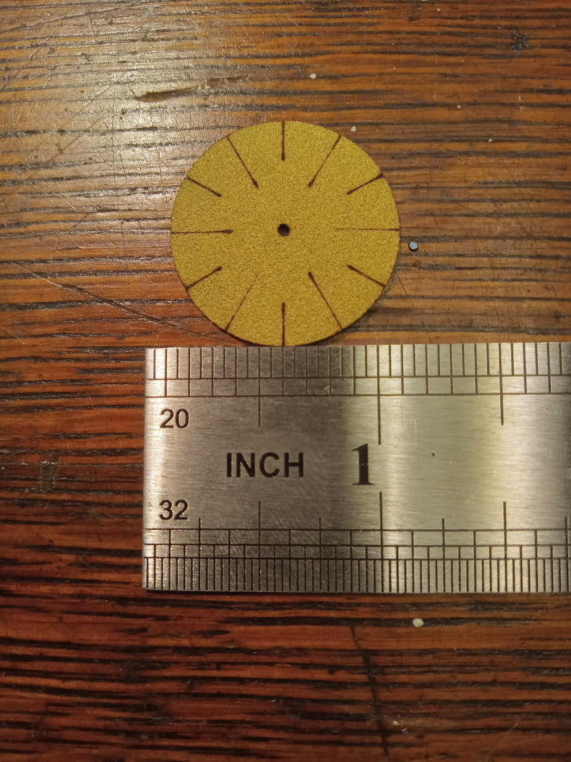 [Australia - AusPower] - Mini 1” Detail Sanding mop bits, for a Rotary Tool. Wood and Metal Sanding Accessories. (1"" Circle (More aggresive), 103, 120 grit) 1" Circle 120 grit (100 pack) 