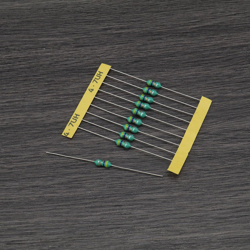 200-Piece Inductor Assortment Set 1 UH - 4.7 MH 1/2 W Inline Inductor Colour Ring Inductance Assortment 10x20 Specifications in Plastic Boxes for Electrical Circuit Devices