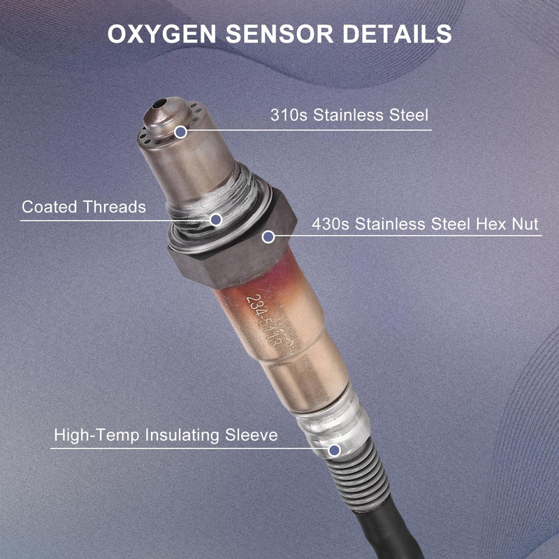 [Australia - AusPower] - PAPAPARTS O2 Oxygen Sensor 234-5113 Upstream Compatible with Ford for F150 2009-2015, Explorer 2013-2015, Escape Fusion 2010-2012, Focus 2012-2014, for Mustang E-250 E-350, for Lincoln MKC MKT MKS 