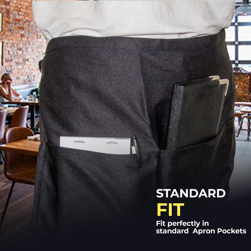 [Australia - AusPower] - FMP Brands 5 Pack Guest Checks Pads, Server Notepad for Waitress, Memo Scratch Pad Server Waitress Waiter Book, Order Pads for Servers, Numbered Paper Notepads for Restaurant, Bar, Cafe, Diners 