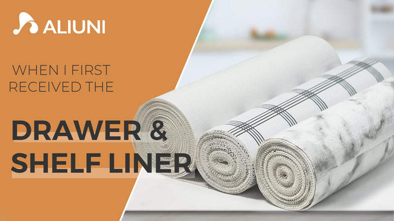 Drawer and Shelf Liner for Kitchen Cabinets, White, 18IN X 10FT 17.5"W x 118"L