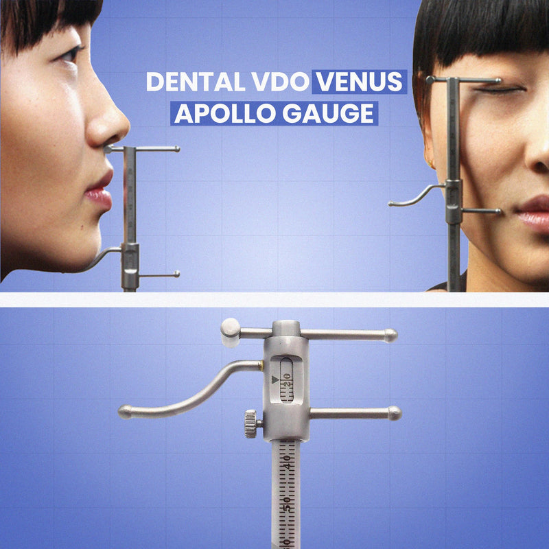 [Australia - AusPower] - MEDSPO Professional Dental Orthodontic Gauge | Bracket Height Moveable Adjustable Locator | Positioning Measuring | Dentist Lab Measuring Instruments (Dental Venus Apollo Gauge) 