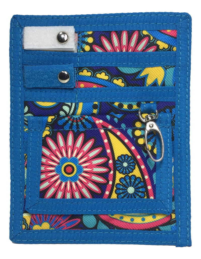 [Australia - AusPower] - 6 Piece Protective Lab Coat Pocket Organizer Kit has Beautiful Blue Paisley Pattern 