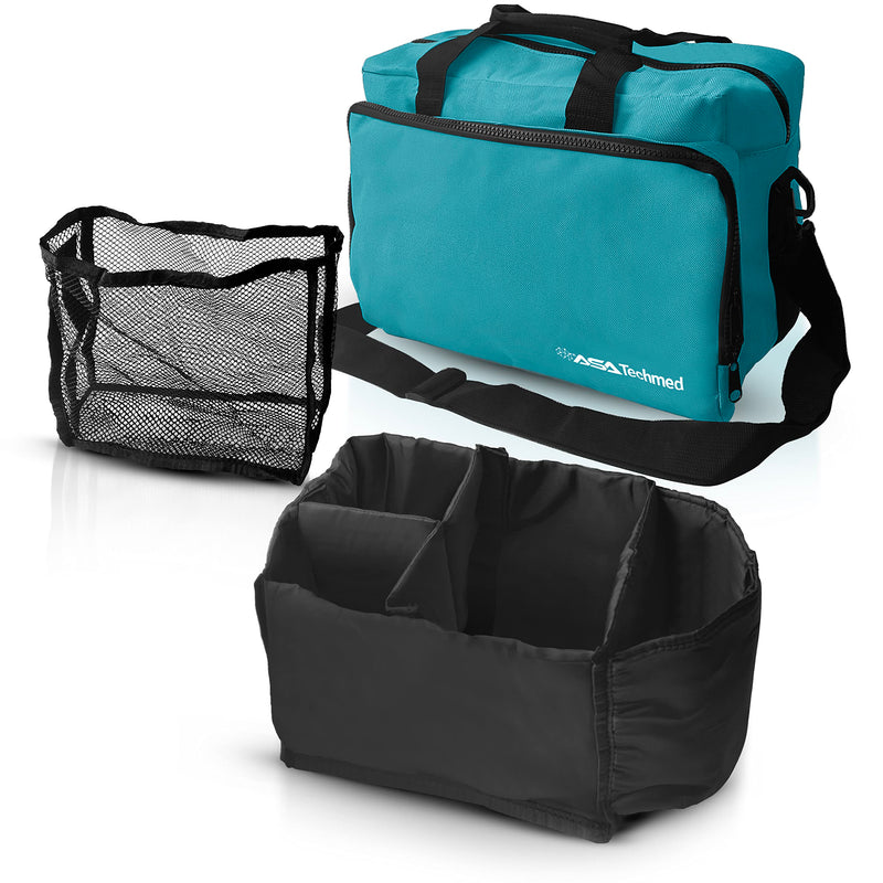 [Australia - AusPower] - ASA TECHMED Nurse Bag for Medical Equipment, Nurse Accessories Bag Ideal for Doctors, Nurses, Home Health Aids, Medical Students (Teal) 