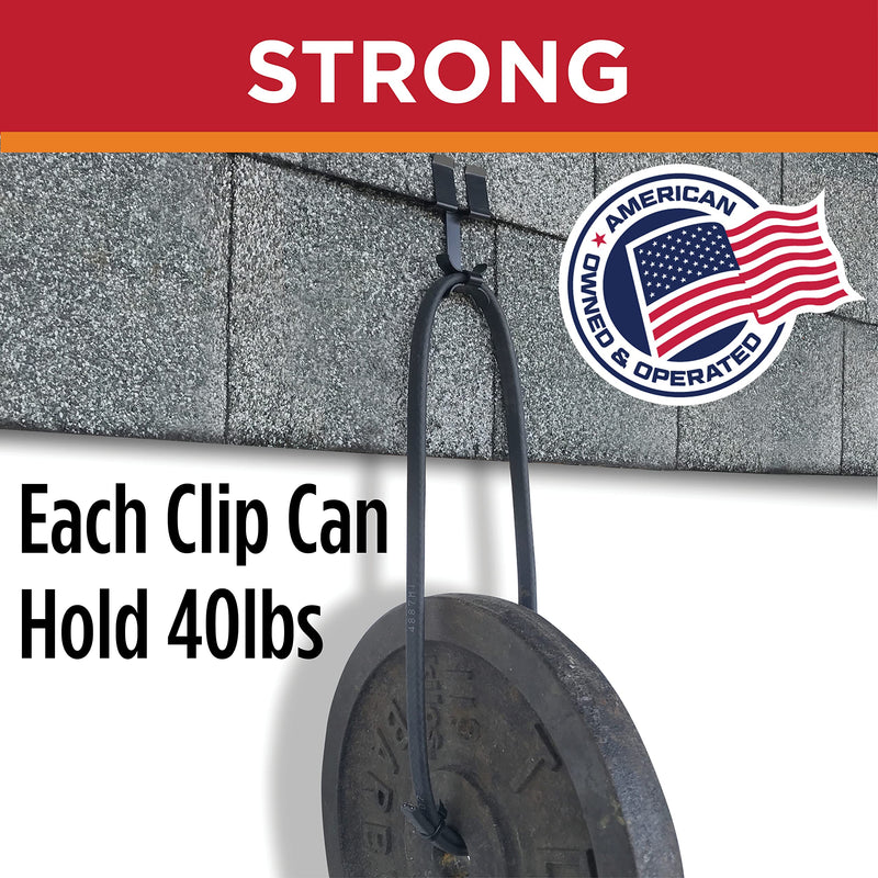 [Australia - AusPower] - Roof Clips | Safe for Heat Tape, Electric Cable & Roof Heat Cable Installation | Prevents Roof Damage | Easy Nail-Free Outdoor Cable Clips | Your Ultimate Cable Clip (.325-25 Pack) .325 - 25 Pack 