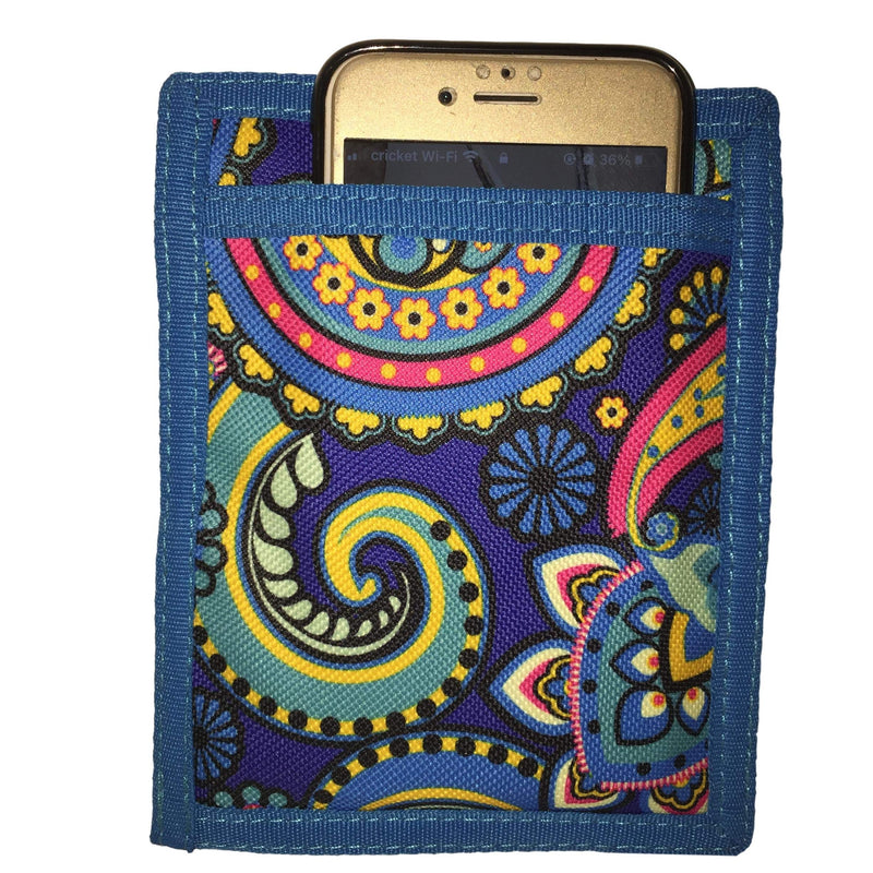 [Australia - AusPower] - 6 Piece Protective Lab Coat Pocket Organizer Kit has Beautiful Blue Paisley Pattern 