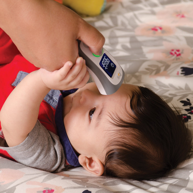 [Australia - AusPower] - HealthSmart Digital Temporal Thermometer with No Contact Infrared Technology, Babies, Children or Adults, Test Temperature of Objects or Air with Alarm and Memory Function, FSA & HSA Eligible Body, Object or Air 1 Count (Pack of 2) 