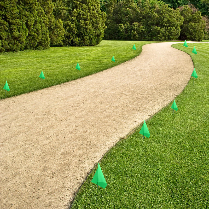 [Australia - AusPower] - Marking 30 Pack Flags Yard Flags 12 x 2.5 x 3.5 Inch Marker Flags for Lawn Yard Flags Landscape Flgs Survey Flags, Sprinkler Flags, Irrigation Flags?green) 