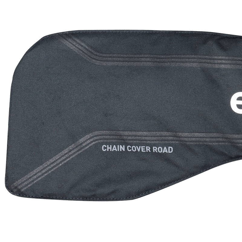 EVOC CHAIN COVER ROAD frame bag, transport protection for the bike and chain of road bikes (cover for bicycle chains, for most road bikes, Velcro fixation, protection against dirt and damage), Black One Size