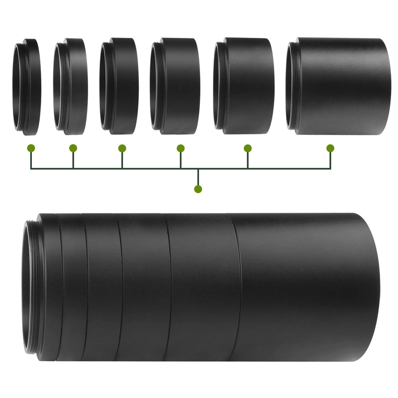 Astromania M42 Extension Tube Kit Telescope with T Thread 5 8 10 15 20 40mm 5mm 8mm 10mm 15mm 20mm 40mm