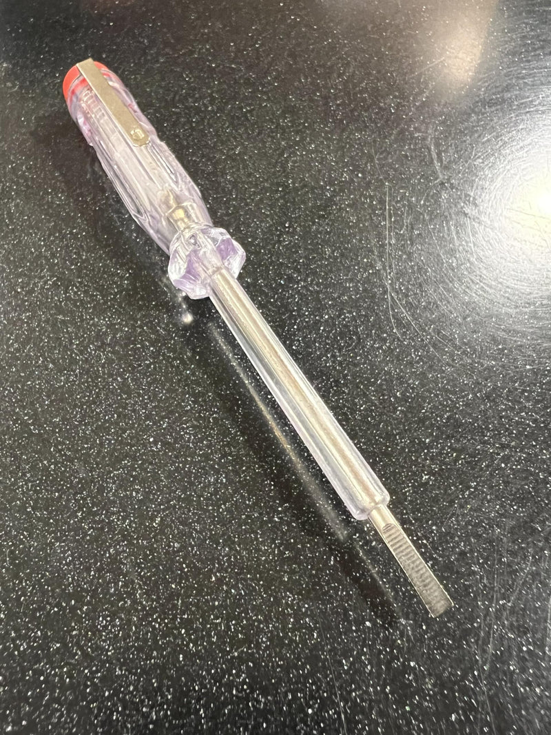 [Australia - AusPower] - Voltage Tester 110-250V with 3mm Screwdriver, Voltage Detector 