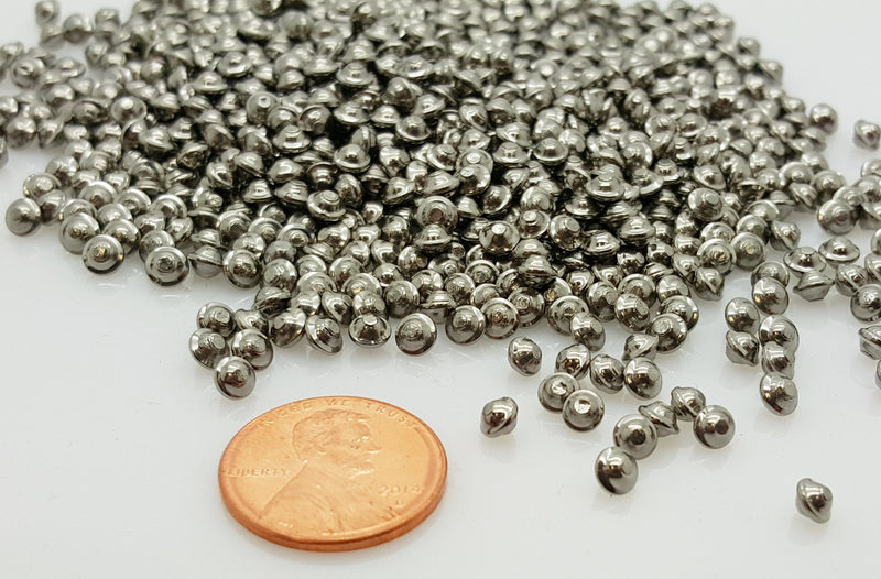 BC Precision 2 Lb 1/8" Stainless Steel Ballcone Tumbling Media Shot Jewelers Tumbler Finishing