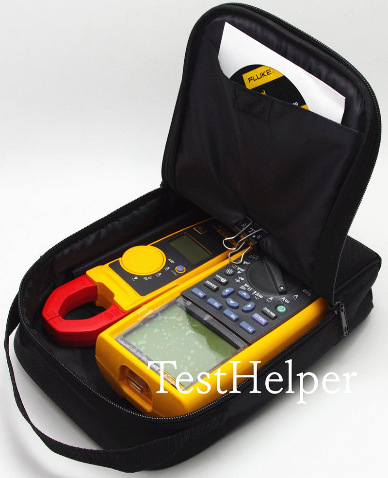 [Australia - AusPower] - KCH20 Big Size Soft Carrying Case Use For Handheld Multimeter,Phase Indicator,Thermometer, Calibrator,Clamp meter,Network,Process Meter, Combo Kit 