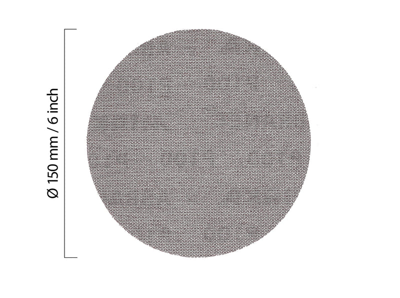 [Australia - AusPower] - Mirka 9A-241-800 6-Inch 800 Grit Mesh Abrasive Dust Free Sanding Discs, Box of 50 Discs Grit 800 