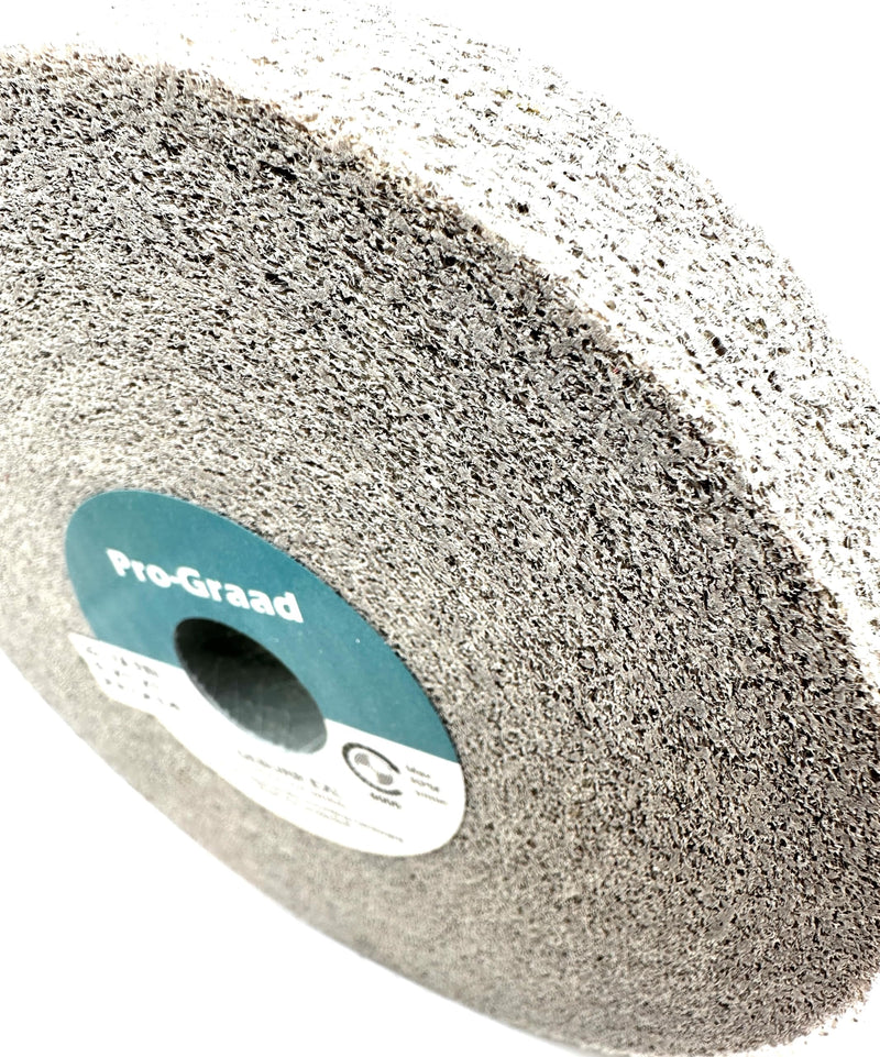 [Australia - AusPower] - SST Deburring Wheel - 6" x 1" x 1" 7A Fine Grit – Aluminum Oxide – Excels on Titanium, Stainless & Tough Alloys, Deburring, Finishing and Polishing Wheel – Convolute - (1 Pack) 