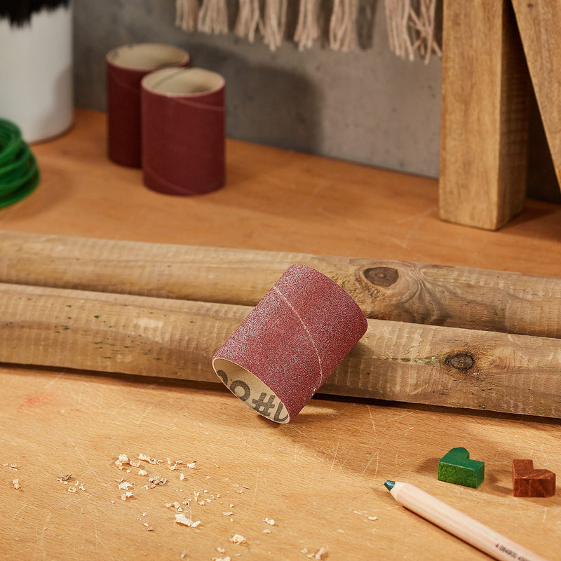 Bosch 1600A0014T Sanding Roller Sanding Sleeve SH60 Set for Bosch PRR 250 Removing Roller Set of 3 60 mm sanding pins